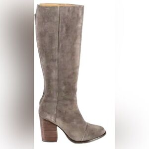 rag & bone Charcoal Suede Heeled Boots
